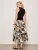 Sandbar Mix Media Midi Dress - Lotus W/Black