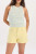 Astra Racerback Tank Top | Lemon Stripe Rib Knit Tank