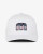 Flag Dad 3.0 Fitted Hat - White