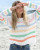 Ariel Striped Chunky Sweater-Breaker White Stripe