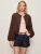 Linen Bubble Jacket - Rich Soil