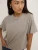 Ada Button Tee - Cement