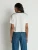 60s-Inspired Cropped Cotton Tee | Vintage Relaxed Fit
