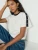 60s-Inspired Cropped Cotton Tee | Vintage Relaxed Fit
