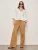 All Aboard Pant in Washed Cumin | Wide Leg Drawstring Pants