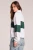 Jamie Half Zip - Pine / White