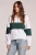 Jamie Half Zip - Pine / White