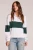 Jamie Half Zip - Pine / White