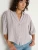 Jaynee Blouse | Praline Stripe Button-Front Top