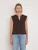 V-Neck Snap Placket Tank | Women's Cotton Tank