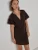 Savannah Mini Dress in Cocoa | Women's Cotton Dress