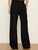 Uplift Pull‑On Trouser – Navy Pinstripe | High‑Rise Wide‑Leg Pant