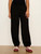 Micro Balloon Pant – Black | Semi High Rise, Full Length
