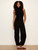 Micro Balloon Pant – Black | Semi High Rise, Full Length