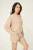 Embroidered Palm Tree Sweatshirt | Taupe