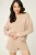 Embroidered Palm Tree Sweatshirt | Taupe