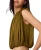 Steve Madden Milana Top in Fir Green | Pleated Top