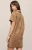 Leonne Suede Mini Dress - Light Sand