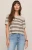 Striped Sweater Tee | Women's Lightweight Knit Top