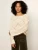 Diamond Stitch Popover – Bone