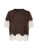 One Of A Kind Satin Lace Top – Espresso Martini