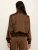 On Track Satin Jacket – Espresso Martini