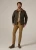 Classic Sport Jacket – Relaxed Fit with Jacquard Knit Trim