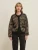 Abstract Zebra Alpaca Cardigan – Women's Balloon Sleeve Sweater