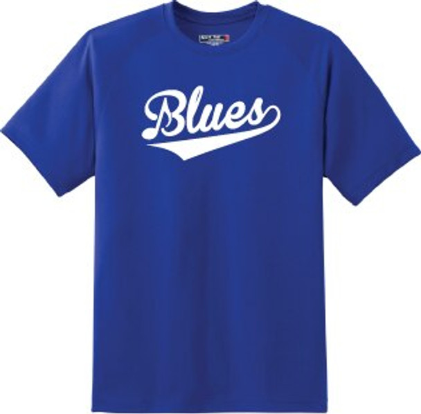 Youth Royal Blue Tagless Cotton T-shirt