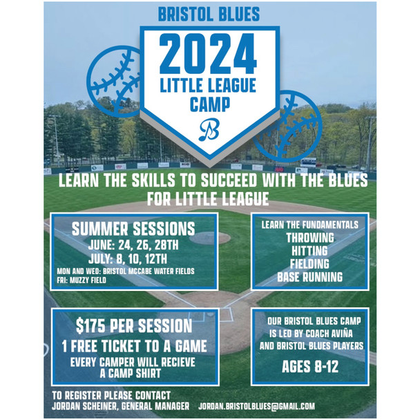 Bristol Blues 2024 Summer Camp For Ages 8-12