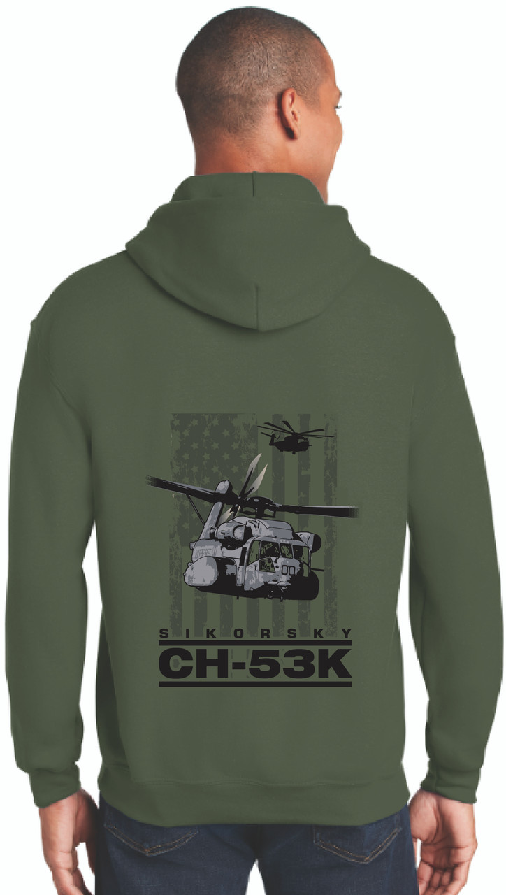 53K Hoodie in Milt Green - Sikorsky Store