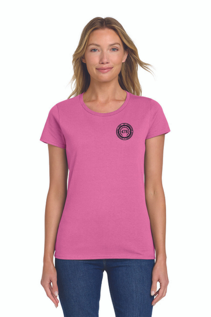 478 -Flag Tee in Azalea* - Local 478 Store