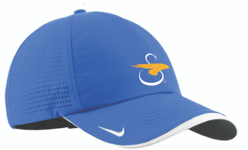 Embroidered Winged S Nike Adjustable Dri-Fit Hat in Royal