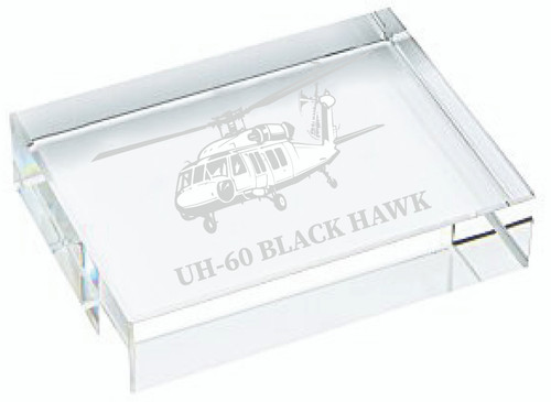 Crystal Paperweight - Etched