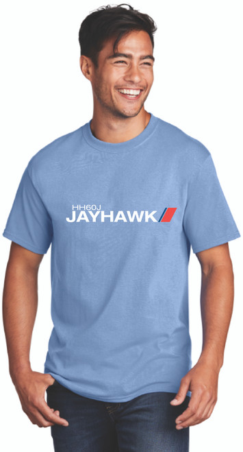 Jayhawk Tee in Light Blue