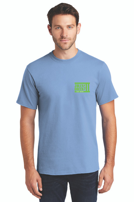 Jolly Green Tee in Light Blue