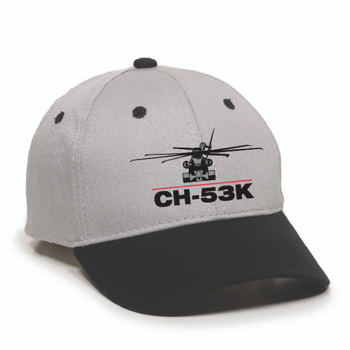 CH-53K Embroidered Hat in Grey and Black