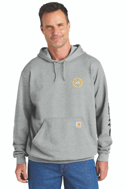 478 -Gauge Carhartt® Hoody in Grey 478 -Gauge Carhartt® Hoody in Grey