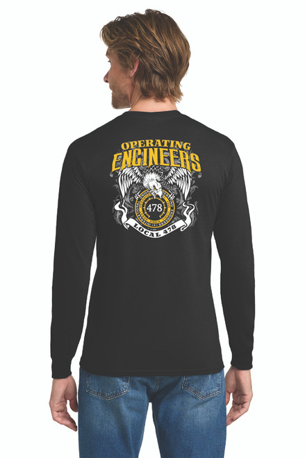 **CLEARANCE**478 - Eagle Long Sleeve in Black *DISCONTINUED** **CLEARANCE**478 - Eagle Long Sleeve in Black *DISCONTINUED**
