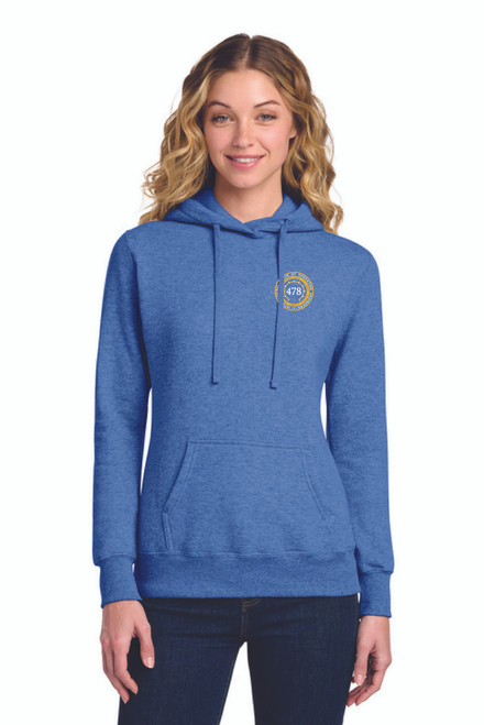 478 - Ladies Hood in Heather Royal with Gauge*