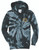 478   Black Tye-Dye Youth Hoody with Gauge