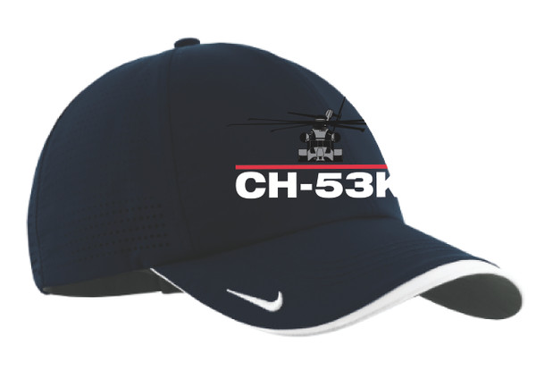 CH-53K Embroidered Nike Dri-Fit Hat Adjustable  in Navy