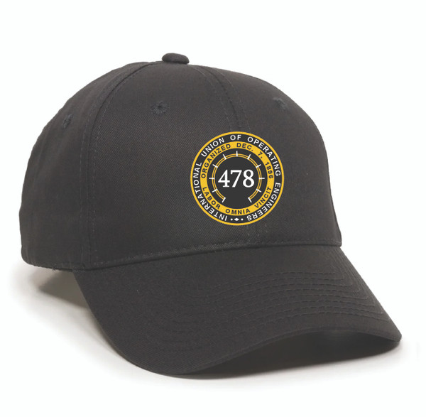 * 478 - Twill Hat in Black