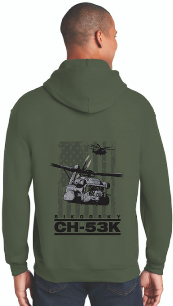 53K  Hoodie in Milt Green