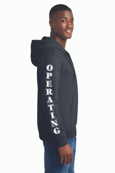 478-Building CT Zip-Up Hood-Heather Grey *