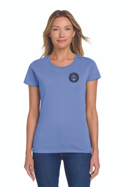 478 -Flag Tee in Violet*