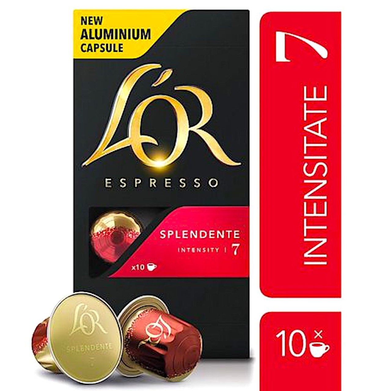 10 Capsules Espresso Splendente L'Or Compatibles Machines Nespresso