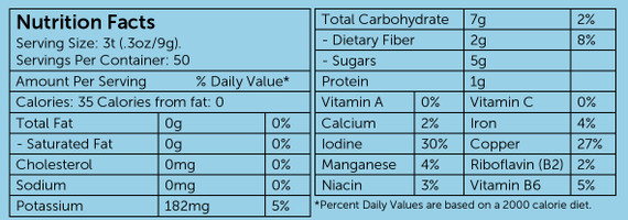 Nutritional Label