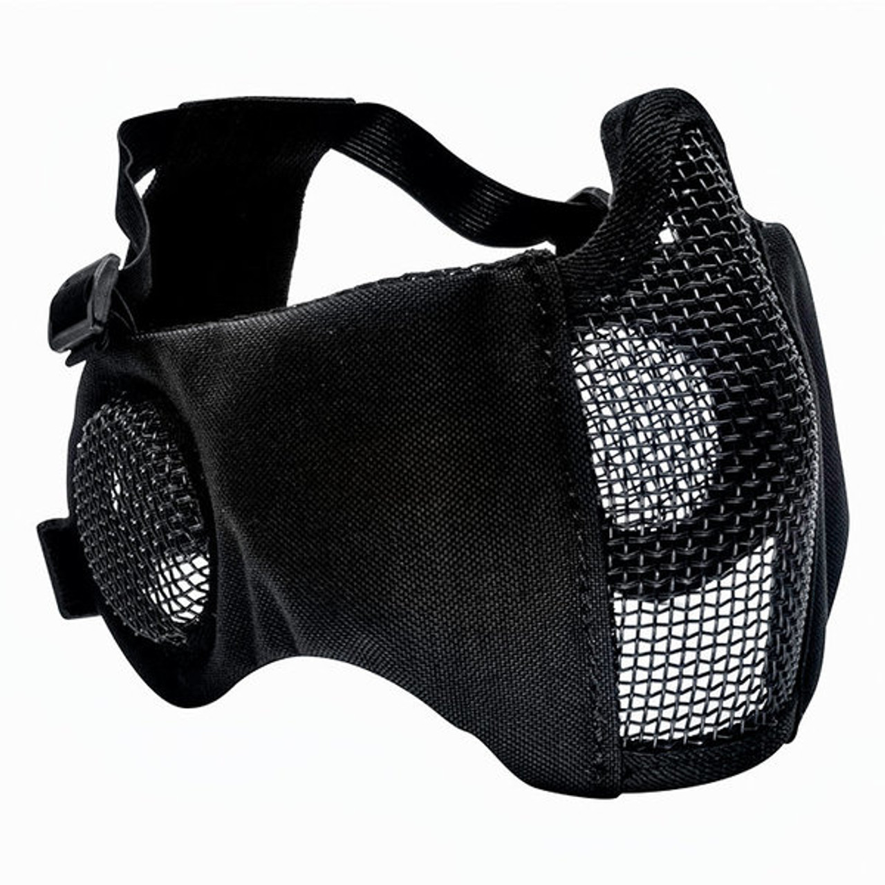 Bravo Strike Steel Half-Face Mesh Mask ( Black )