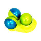 Custom 2 tone paintballs blue and green with yellow fill